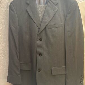 Classic Gray Lanerossi Men's Wool Suit Alfani Alternatives